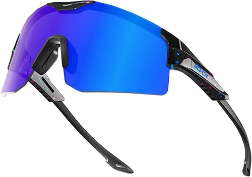 SCVCN Gafas de sol polarizadas para ciclismo, deportes, hombres y mujeres, MTB para montar en bicicleta de montaña, béisbol, correr, pesca
