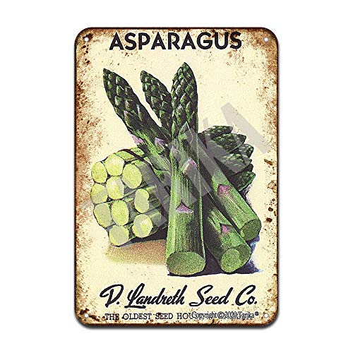 Spargel-Samen, Vintage-Look, 20,3 x 30,5 cm Cover