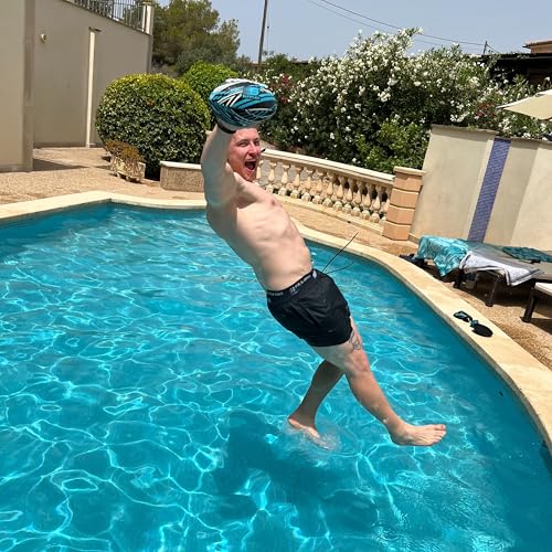 Sunflex Neopren American Football Action Pro | sehr griffig und lässt Sich ideal Werfen und Fangen | Ball weich und leicht für den Strand und den Garten| extrem robust und für Jede Altersgruppe