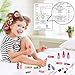 Bloranda 53 Pcs Kids Makeup Kit for Girl, Real Cosmetic Kids Makeup kit | Washable Unicorn Kids Makeup Play Set for Little Girls Christmas Birthday Party Gift Toys