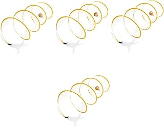 PRETYZOOM 4 Peças Túneis Dobráveis Para Gatos Túneis Para Hamster Gatos Internos Brinquedo Interativo Para Esconderijo De Cachorro Brinquedo Para Gatos Túnel De Coelho Túnel Para