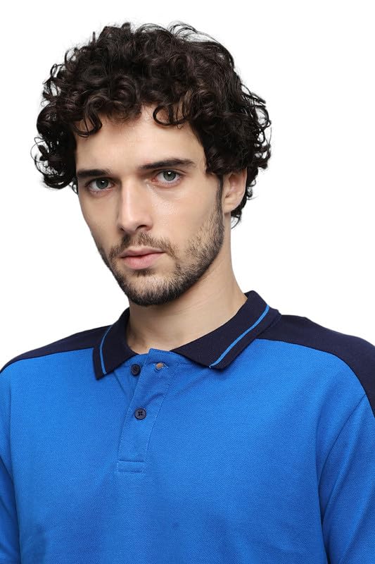 Image of Dennis Lingo Men's Cotton Solid Slim Fit T-Shirt