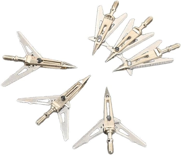 10pcs Hunting Arrowhead Tips Fixed 2 Blade Broadhead Stainless Alloy Blade Archery Shooting Arrow Accessory