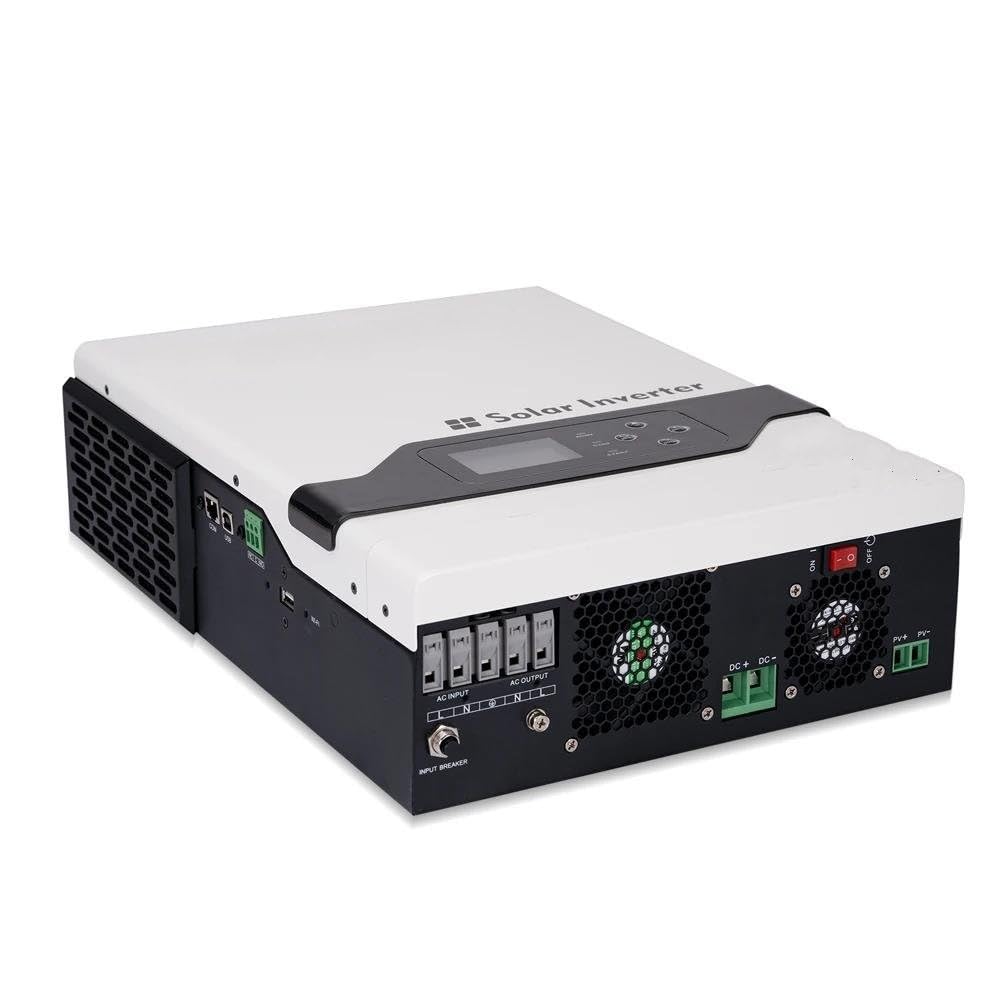 Convertisseur Onduleur Solaire Hybride Domestique 3kw 24V MPPT 80A PV145V Onde Sinusoïdale Système Solaire Hors Réseau Moniteur WiFi Onduleur(MP1900 HM 3KW-WiFi)