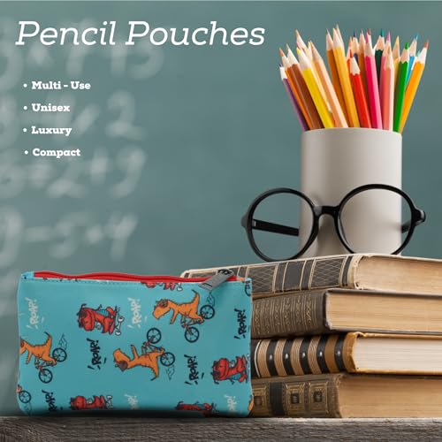 Image of VISMIINTREND Printed Flat Pouch - All Ages Boys & Girls Ideal for School, Office, and Travel