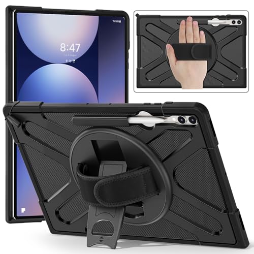 Étui Samsung Galaxy Tab S10 Ultra 14.6 avec support rotatif et poignée