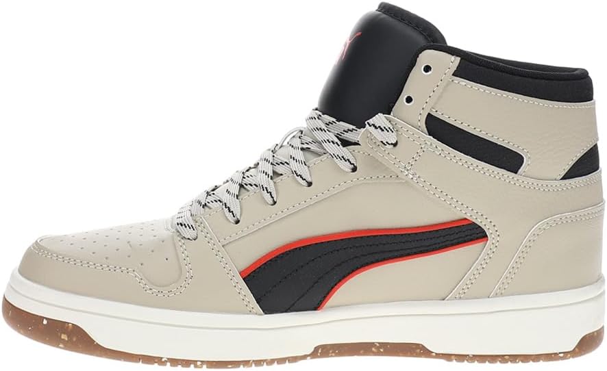PUMA Mens Rebound Layup Street Trail High Sneakers Shoes Casual - Beige