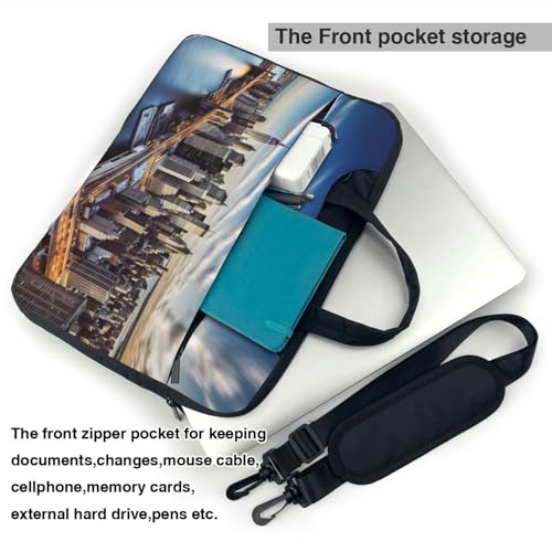 Bolso bandolera para laptop con diseño New York City para unisex miniatura 3