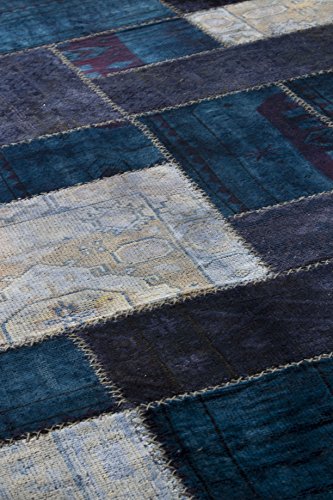 Mat Vintage Renaissance Area Rug (5'2" X 7'6", Blue) #TOP1