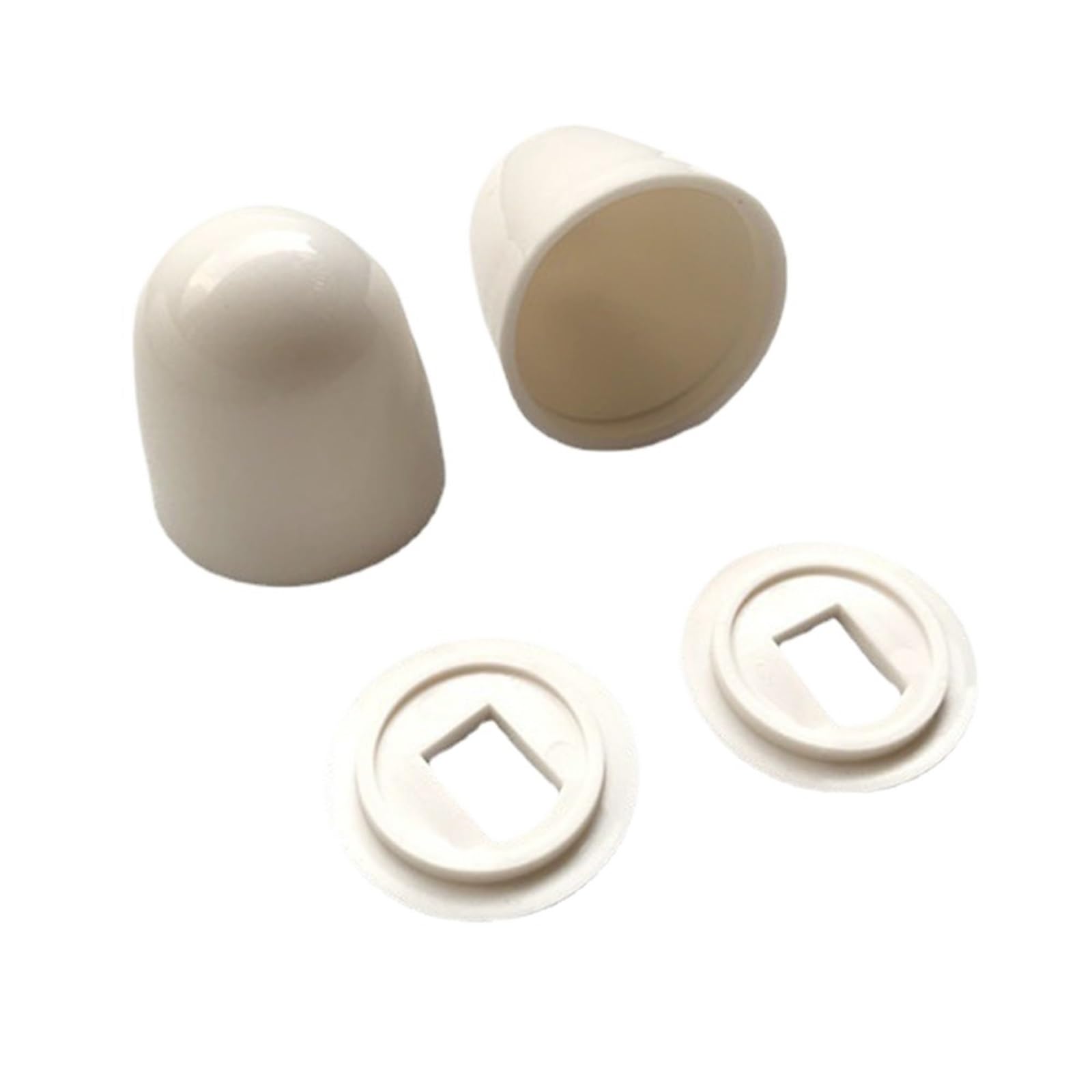 Toilet Bolt Caps 8Pairs Universal Plastic Toilet Bolt Covers Bowl Push-on Screw Caps Decoration for Home Bathroom Accessories