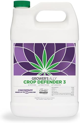 Miniatura 9 de Grower's Ally Crop Defender 3 listo para usar, 24 onzas, control natural, seguro y orgánico de insecticidas y fungicidas para plantas, moho