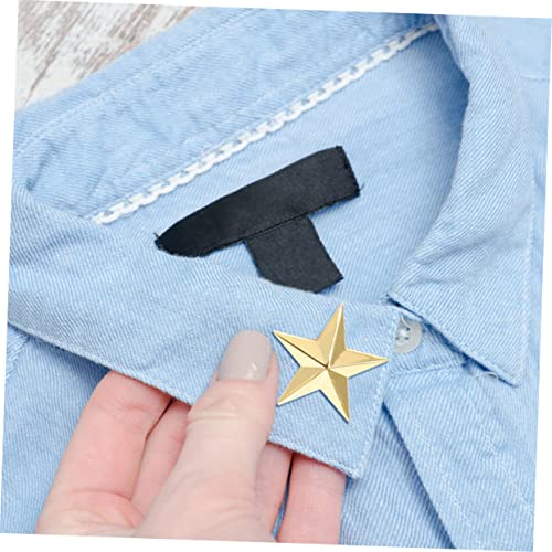 Broche de estrella Abaodam anticaídas de 16 piezas con pin de solapa seguro 3