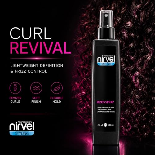 Spray activador de rizos Nirvel Curl Reviver 8.4 fl oz miniatura 2
