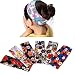 Yeshan 6 pack Moisture Wicking Elastic Headband,Hairband,Stretch Head wrap for Running Workout Yoga and Fitness,flowers design