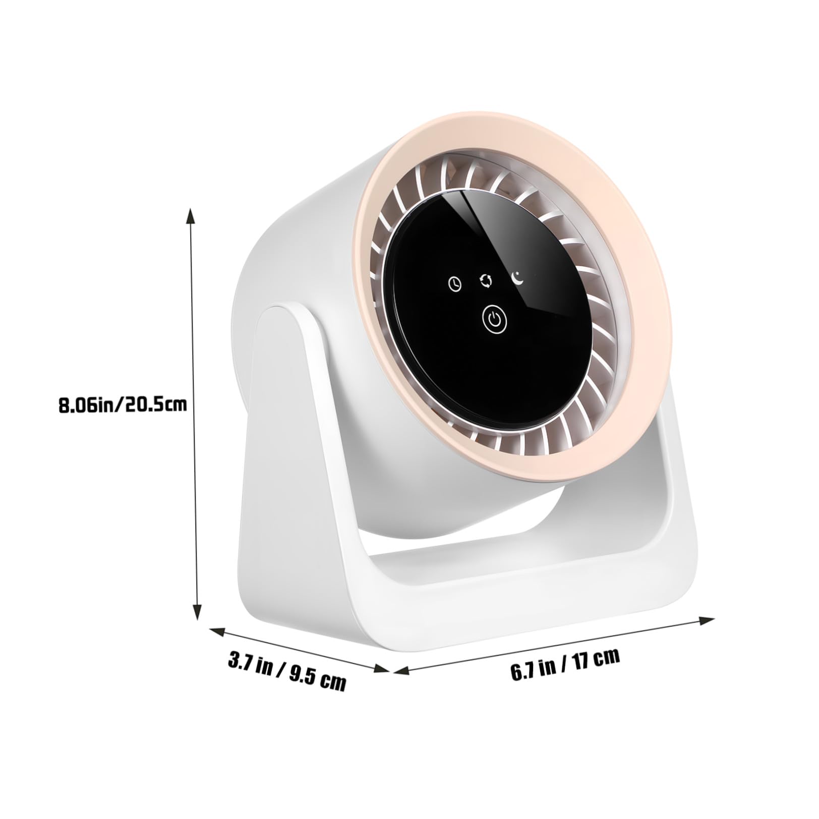 YARNOW Ventilador Paquete Ajustables Velocidades para Ranura de Hielo Velocidad y Compacto de Alta para Celebración Verano en Escritorio Oficina y Sesiones de Estudio