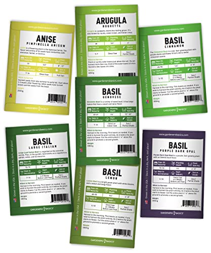35 Herb Seeds for Planting Varieties Heirloom Non-GMO Seeds Indoors, Hydroponics, Outdoors - Basil, Lavender, Catnip, Cilantro, Oregano, Parsley, Peppermint, Rosemary and More by Gardeners Basics - Image 5