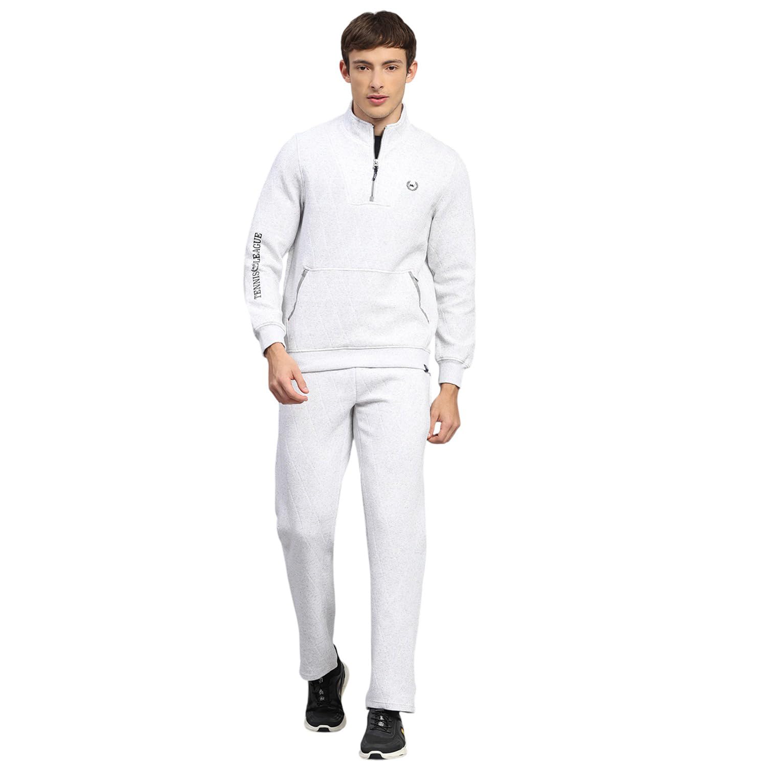 monte carlo Mens Regular Fit Solid Collar Neck Full Sleeves Winter Tracksuit| Men Track Suit | Stylish Sportswear Set with Jacket and Lower | Activewear Set For Men's (Pack Of 1)-picture-41