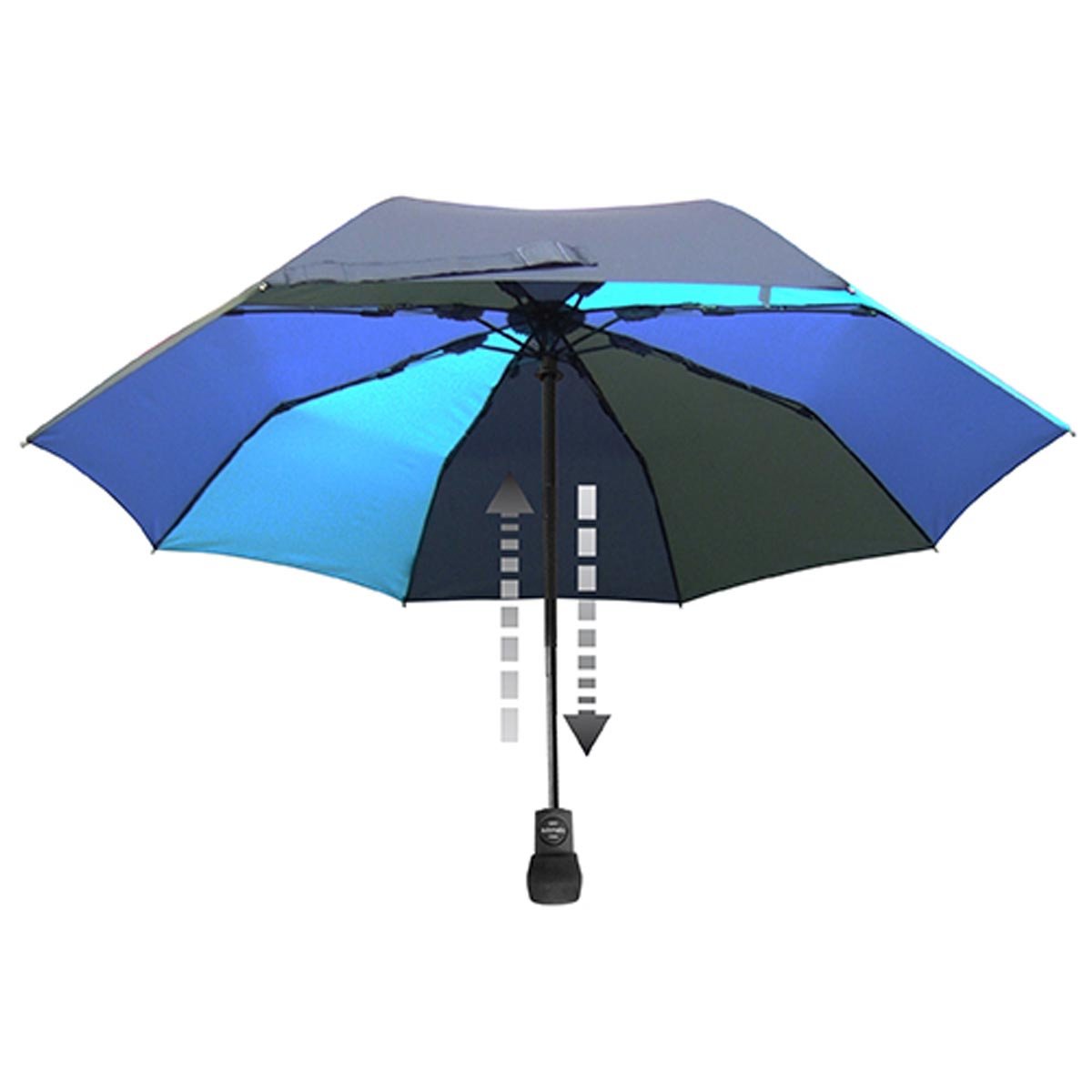 EuroSchirm Light Trek autom Schirm blau/hellblau one Size