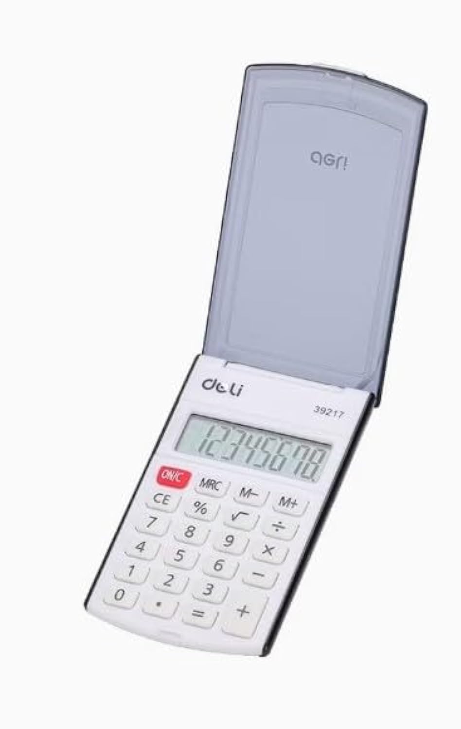 Deli Calculadora de Potencia Dual de 8 dígitos