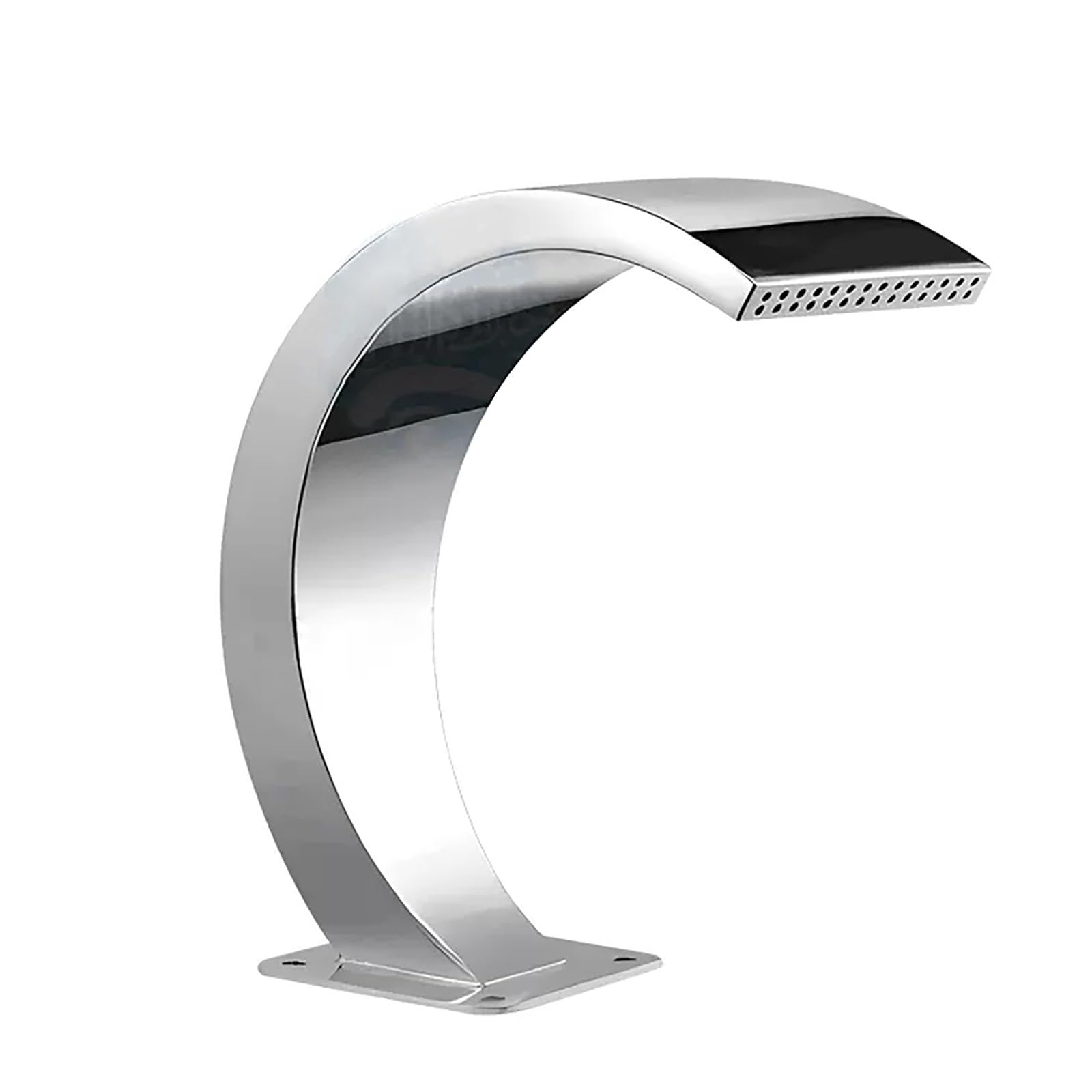 Fontaine en acier inoxydable à arc pour éliminer l'eau stagnante de piscine et étang extérieur