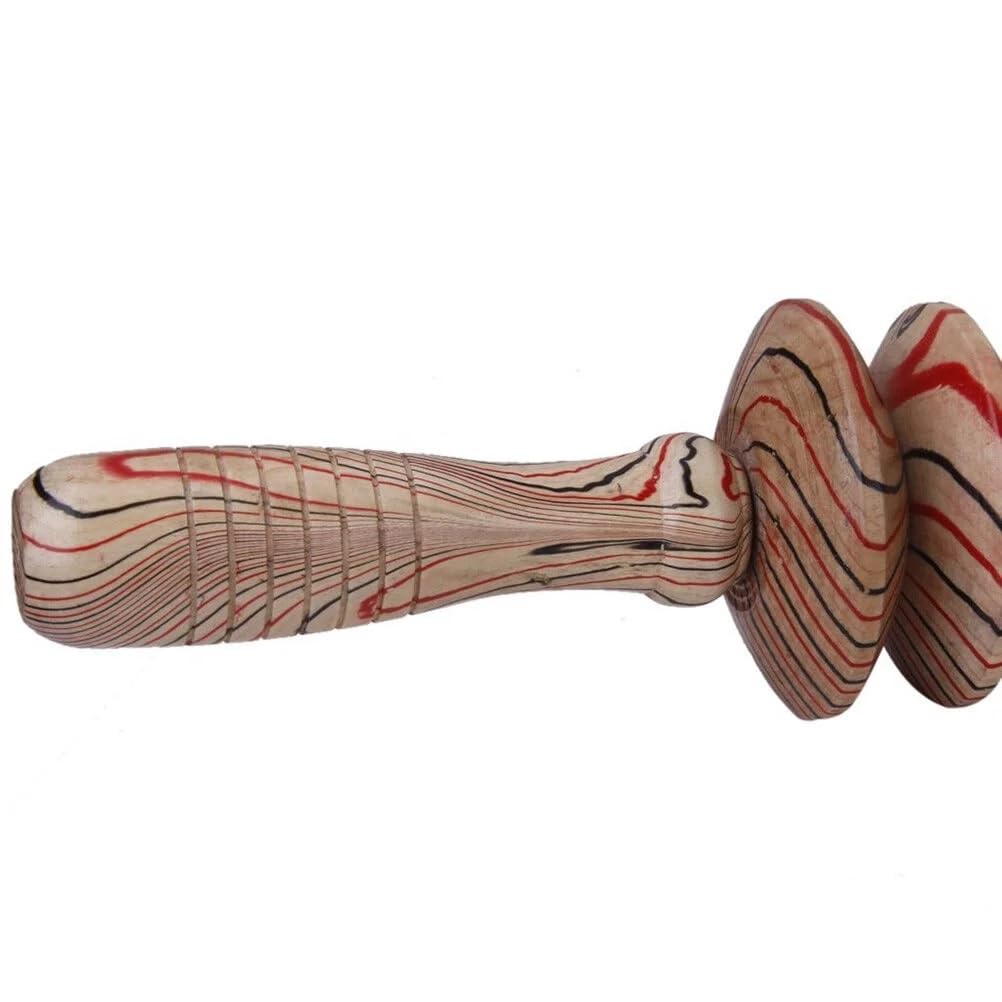 Alark Multi Functional Wooden Massage Roller Curved Design Massage Stick for Leg Shoulder Waist 8 Wheels Body Relief Pain Wood Scraping Stick Therapy Tool Gua sha Relaxation for Muscle Alark Multi Functional Wooden Massage Roller Curved Design Massage Stick for Leg Shoulder Waist 8 Wheels Body Relief Pain Wood Scraping Stick Therapy Tool Gua sha Relaxation for Muscle