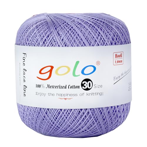 Image of golo Crochet Thread Size 30 438yd Yarn for DIY Tatting 256