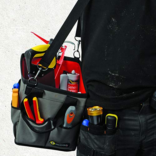 C.K Magma Tote Werkzeugtrage leer 3 in 1, Schnellzugriff Werkzeugtasche, Werkzeug Tasche für Silikon, Kleber, Spachtelmasse, Werkzeugkiste… – Ansicht 2