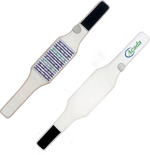 Miniatura 8 de Acada - Almohadillas térmicas infrarrojas, cinturón de piedra caliente de aventurina verde amatista, terapia de iones negativos para lumbar,