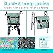 Vive XL Wheelchair Accessories Bag - Waterproof, Scratch-Resistant, Double-Stitched, Machine Washable for Adults, Seniors, 15 Colors - Storage Walker Backpack to Hang on Back of Wheel Chair