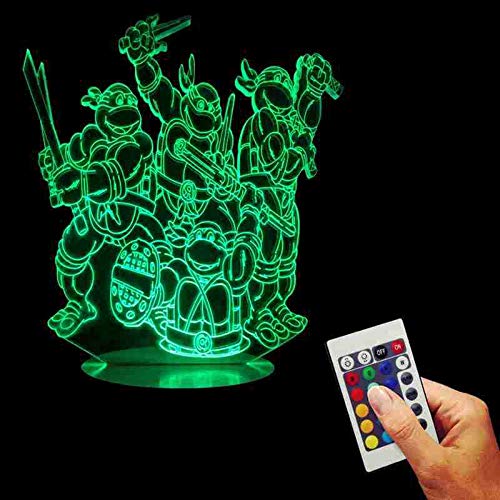 Preisvergleich Produktbild CFLEGEND Led-Nachtlicht Der Optischen Täuschung 3D, Usb Angetriebener Blitz-Tischlampe Schlafzimmer-Dekorations-Licht-Innend...