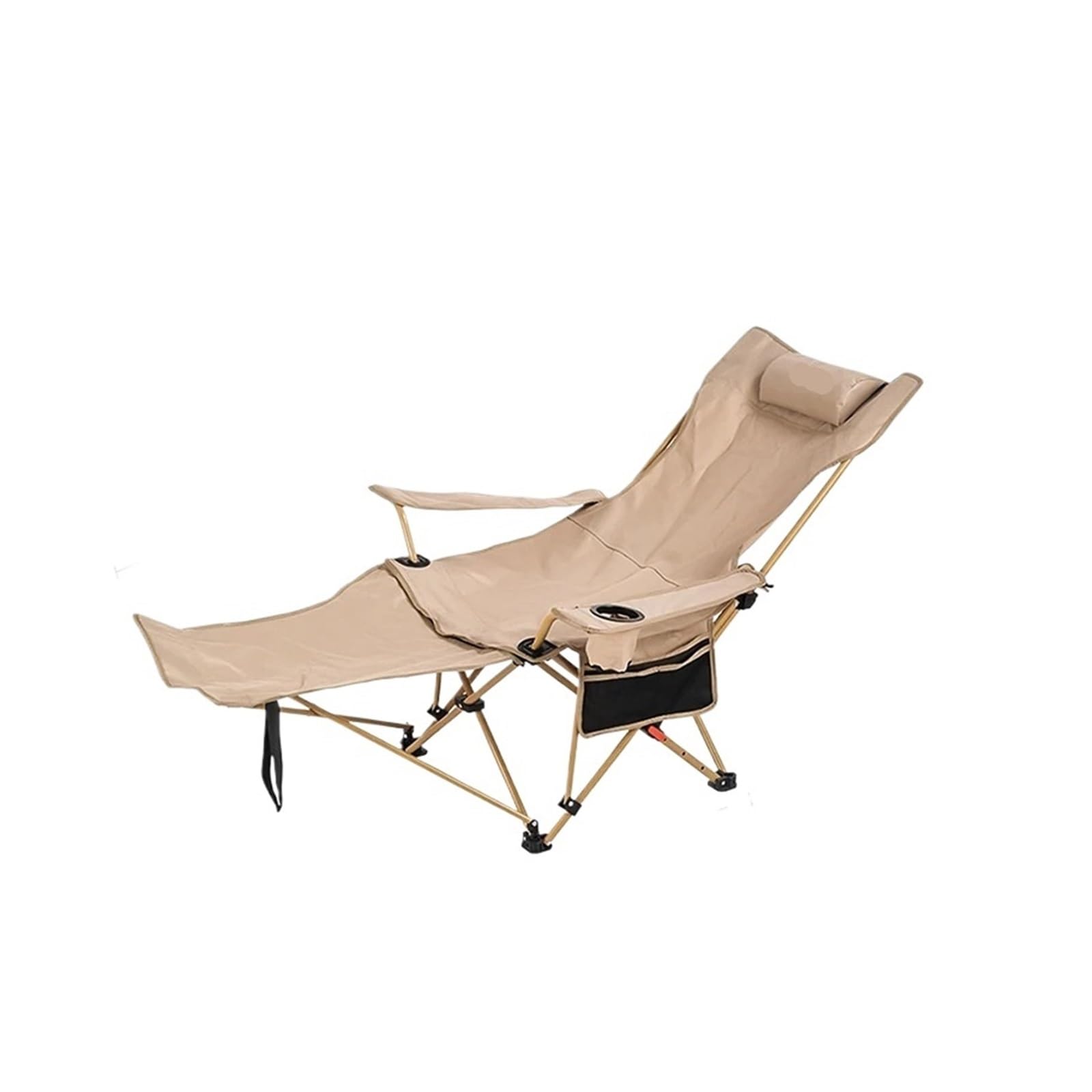 Chaise de camping inclinable pour soulager le dos avec salon pliant léger BRS