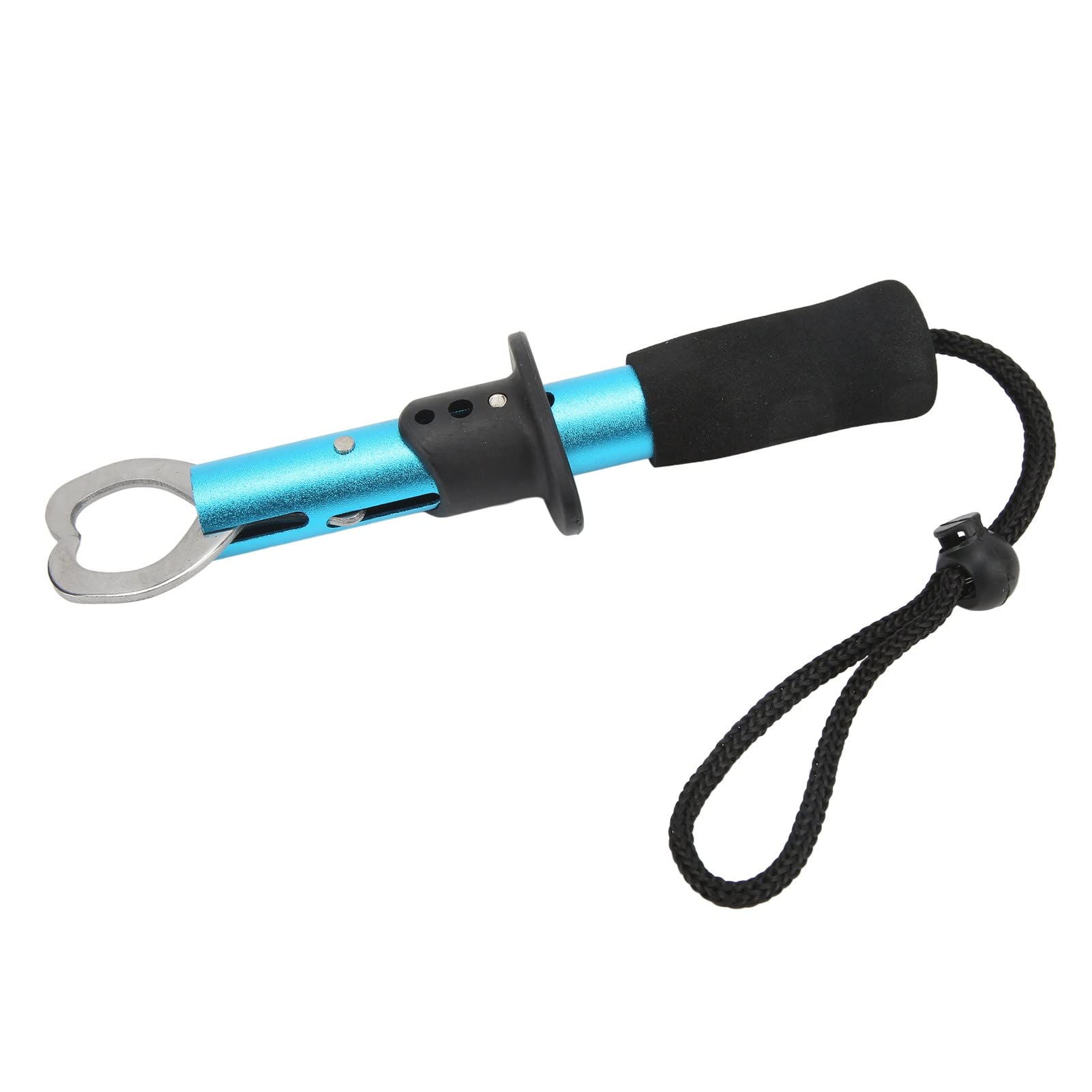 Stainless Steel Fish Grabber with Protective Coating for Fishing Utility (Blue)