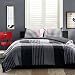 Ink+Ivy Blake 3-Piece Comforter Set, Full/Queen, Black