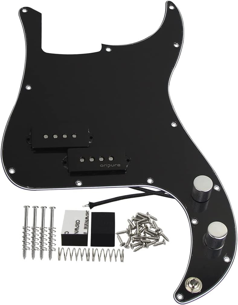 OriPure Loaded Prewired P Bass Pickguard with Alnico V