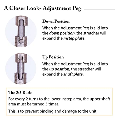 Footfitter 101-043 Professional Cast Aluminum Combination Boot Instep & Shaft Stretcher, Relieves Boot Tightness On Ankle & Calf thumb #2