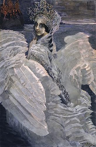 Princesse Swan Mikhaïl Vroubel Toile Peinture Romantique Décoration Murale
