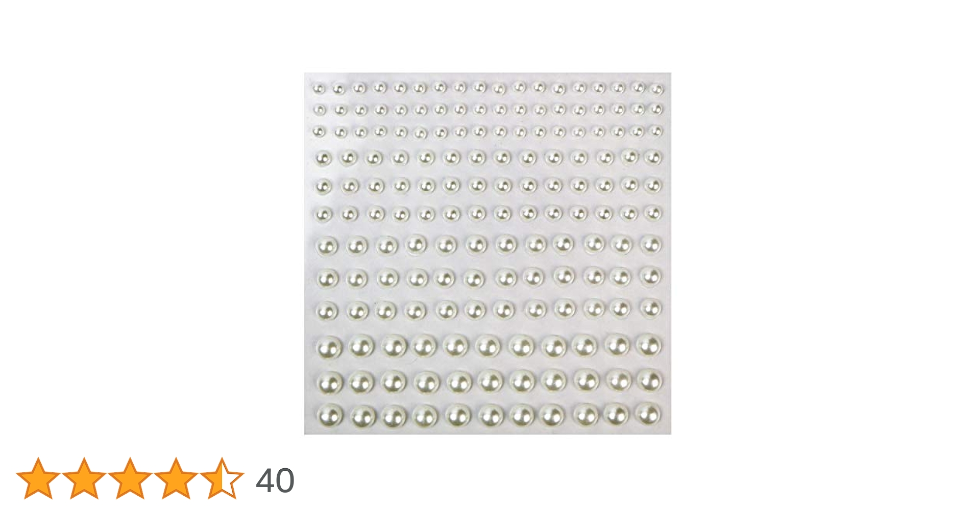 Amazon.co.jp: 076 ラインストーンシール(デコシール) パール