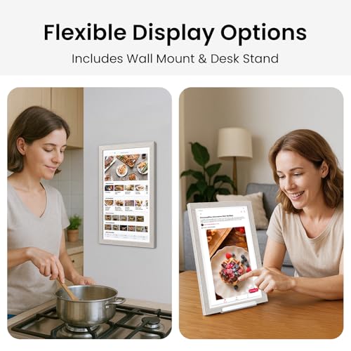 apolosign digital calendar electronic calendar smart touchscreen interactive display for chore chart family schedules planner supports all apps via google play gray 156-inch