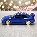 ERBADIHAGO Toy Cars Compatible 1998 Impreza 22B Sti 1/32 Metal Model Car Pull Back Car Toys with Light and Sound Toys Car Collectible Model for Children Age 3 + Year Old (Blue)