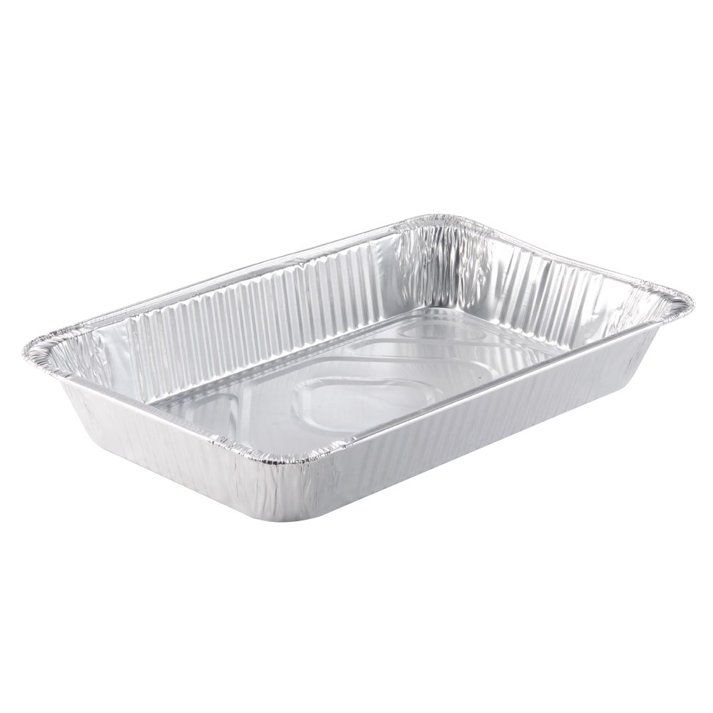 Pactiv Y6132H Disposable 1/2 Size Silverfoil Pan - 100 / CS