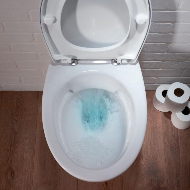 Jacob Delafon Pack WC Suspendu sans Bride Patio + Porte-Rouleau EO Classique