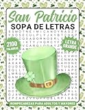 Día de San Patricio Sopa De Letras En Español Para Adultos: Libro De Juegos De...