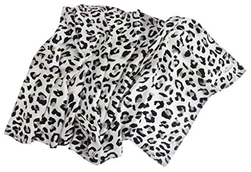 100% Silk Leopard Print Scarf. Spot, Size, Shape & Pattern Rivals Best Designer Animal Print Scarfs You'll Find. Special Scarves for Bachelorette Party or Cougar Birthday Gift