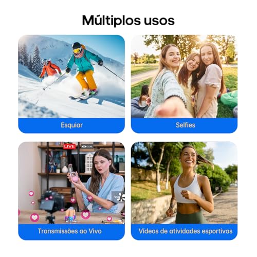 Gimbal estabilizador celular pau de selfie profissional suporte para gravação Smartphone tripé Fotos