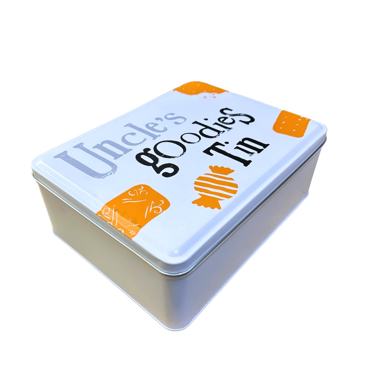 Widdop and Co The Bright Side Uncle's Goodies Hinged Storage Tin