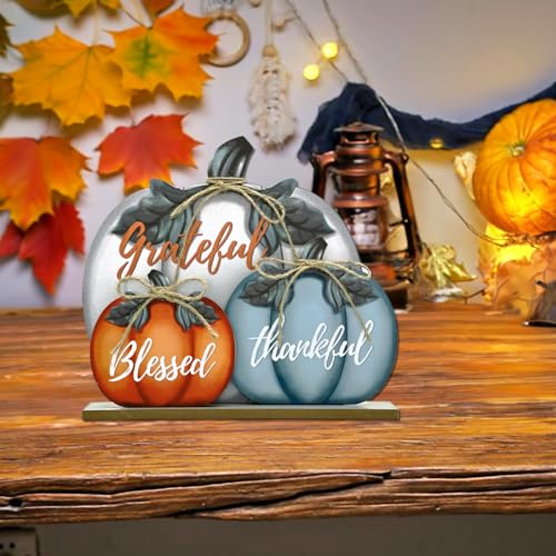 Fall-Wooden-Signs-Autumn-Pumpkin-Tabletop-Decoration-Signs-11-Inch-for-Home-Rustic-Farmhouse-Living-Room-Harvest-Day-Thanksgiving-Home-Decorations Fall Wooden Signs Autumn Pumpkin Tabletop Decoration Signs 11 Inch for Home Rustic Farmhouse Living Room Harvest Day Thanksgiving Home Decorations