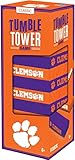 MasterPieces Game Day - NCAA Clemson Tigers - Officially Licensed Tumble Tower, Real Wood Blocks