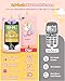 Kikapabi Kids Smart Phone - Toddler Touchscreen Toy with HD Dual Camera | Unicorn Travel Play Phone for Girls & Boys Ages 3-10, Birthday (Pink)