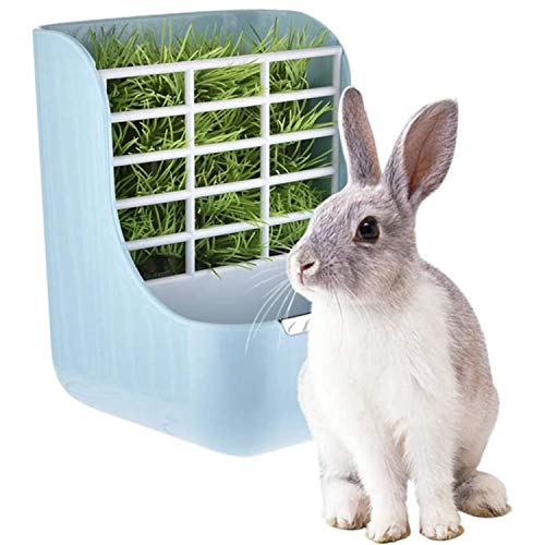 Beada Huisdier hooivoeder multifunctioneel 2 in 1 hooirek kooi voeder konijnenvoer (willekeurige kleur) - Afbeelding 6