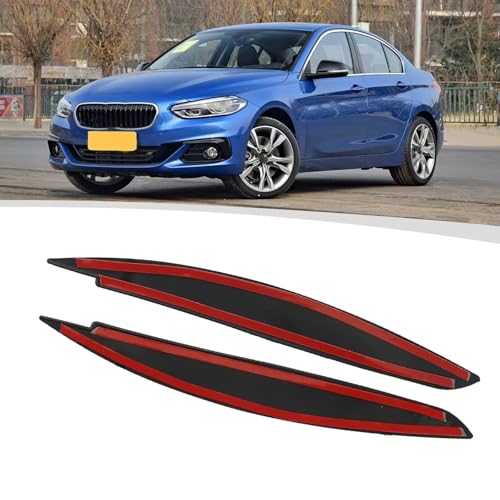 Paupières sourcils BMW 1 Série E81 E82 E87 E88 optique phare avant ABS plastique noir